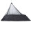 Filet Moustiquaire Camping Noir Triangle Portable Ventilé 1