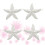 4Pz Fermagli Vintage Stella Punte Per Party 4