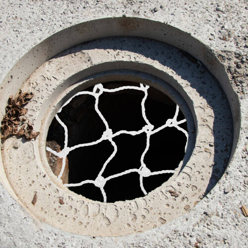Wit Putdeksel Net Nylon Stevig Veiligheid Net Voor Rioolsysteem 2