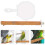 1Set Perchino Per Pappagalli in E Con Colorato 5