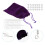 1Set Argento Ganci Viola Con Borsa Gioielli 4
