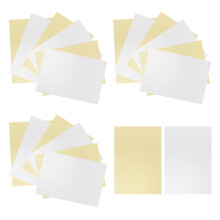 20Pz Carta Foil Metallizzata Brillanti Per DIY
