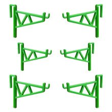 Beekeeping Frame Holder 6-Piece Green - Frame Bracket Rack Perch Stand For Beekeeping Frames Langstroth Compatible