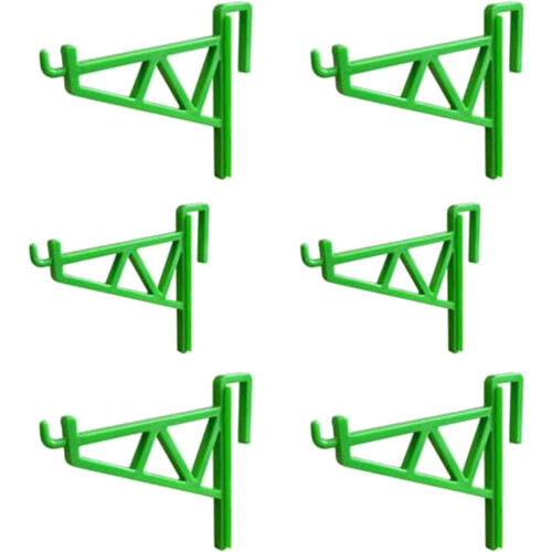 Beekeeping Frame Holder 6-Piece Green - Frame Bracket Rack Perch Stand For Beekeeping Frames Langstroth Compatible 1