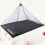 Filet Moustiquaire Camping Noir Triangle Portable Ventilé 3