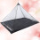 Filet Moustiquaire Camping Noir Triangle Portable Ventilé 7