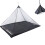 Filet Moustiquaire Camping Noir Triangle Portable Ventilé 9