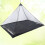 Filet Moustiquaire Camping Noir Triangle Portable Ventilé 6