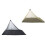 Filet Moustiquaire Camping Noir Triangle Portable Ventilé 2