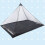 Filet Moustiquaire Camping Noir Triangle Portable Ventilé 10