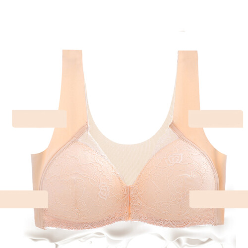 Damesbh Beugel Naadloos Comfortabel Beige 2