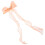 2Pz Clip Arancione Eleganti E 9