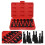 1Set Kit Adattatori Bussola A Girevoli Nero in 3