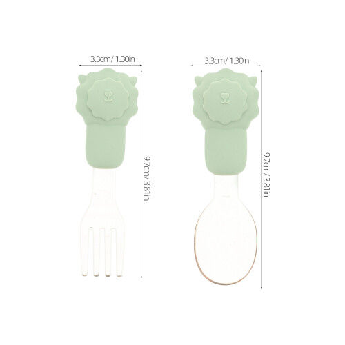 1Set Silicone PP Cucchiaio 1
