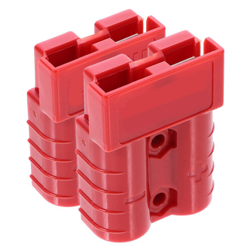 2Pz Connettore Rapido Rosso Per Batteria Alta Corrente Auto