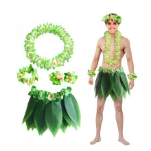 5Szt Hula Grass Skirt Zestaw Do Tańca Z Opaską I Bransoletkami