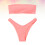 1Set Due Pezzi Costume Rosa Design Spalline 7
