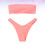 1Set Due Pezzi Costume Rosa Design Spalline 6