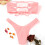 1Set Due Pezzi Costume Rosa Design Spalline 11