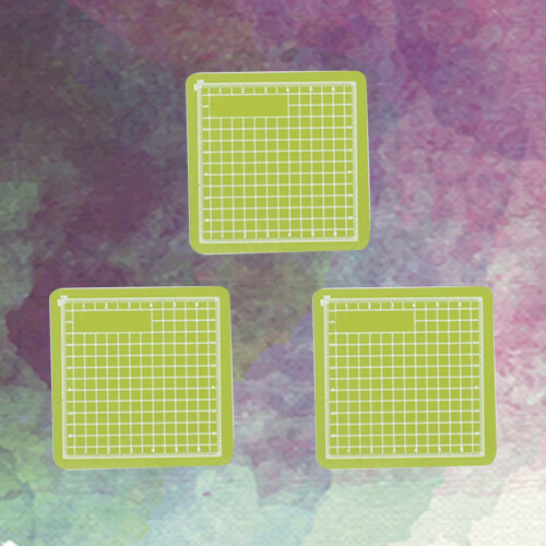3Pcs Reversible Green PVC Cutting Mats Manual Model Sewing Tool Pad 1