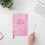 Portatile Rosa in PU E Carta Per E 3