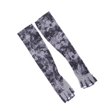 Grijze Cooling Arm Sleeves Uv Bescherming Zonnebescherming