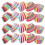 500Pz Wrapper Resistente All'olio Per Cupcake E Muffin Colorati 7