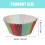 500Pz Wrapper Resistente All'olio Per Cupcake E Muffin Colorati 2