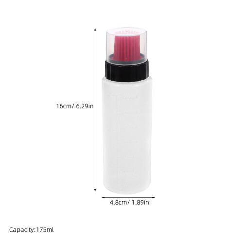 2St 2-in-1 Doseerfles Met Siliconen Basting Brush Voor 1
