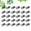 1000Pz T-Shirt Neri Resistenti Per Tessuti 10