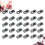 1000Pz T-Shirt Neri Resistenti Per Tessuti 6