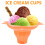 100Pz Gelato Arancioni in Pet Per Dessert E 8