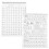 Duurzame Papier Harp Chord Chart Poster Leerhulpmiddel 8