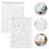 Duurzame Papier Harp Chord Chart Poster Leerhulpmiddel 2