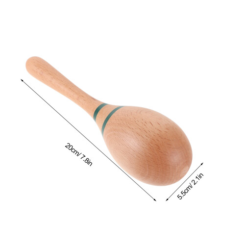 1Paar Percussie Maracas Groen - Speelgoed Voor Peuters 2
