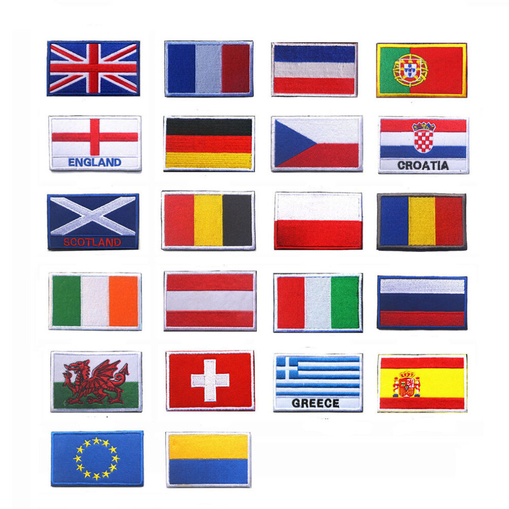 5Szt Naszywki Sportowe Haftowane Aplikacje Do Ubrań W Kolorach Mix-image