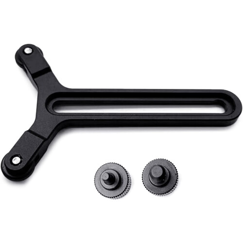 Adjustable lens holder, 2 wheels, Yshaped lens frame, vertical adjustment, suitable for camera Ref: 8902 2
