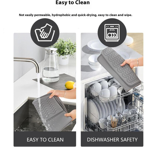 Silicone Mat For Ice Cream Maker Grey  LeakProof Quick Assembly 2