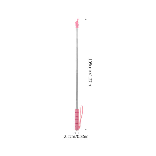 Roze Telescopische Wijzer Kinderen Rvs Plastic Leestool 1
