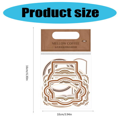 30 Pieces Photo Frame Decorative Frame Hollow Out Scrapbook-BN 1