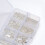 1Conjunto Estojo Prata Com Materiais DIY Para De 5