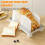 Bread Slicer Foldable Adjustable Width Slicing Guide Loaf Cutting For Bagels Cakes And Sandwiches Baking Tools 2
