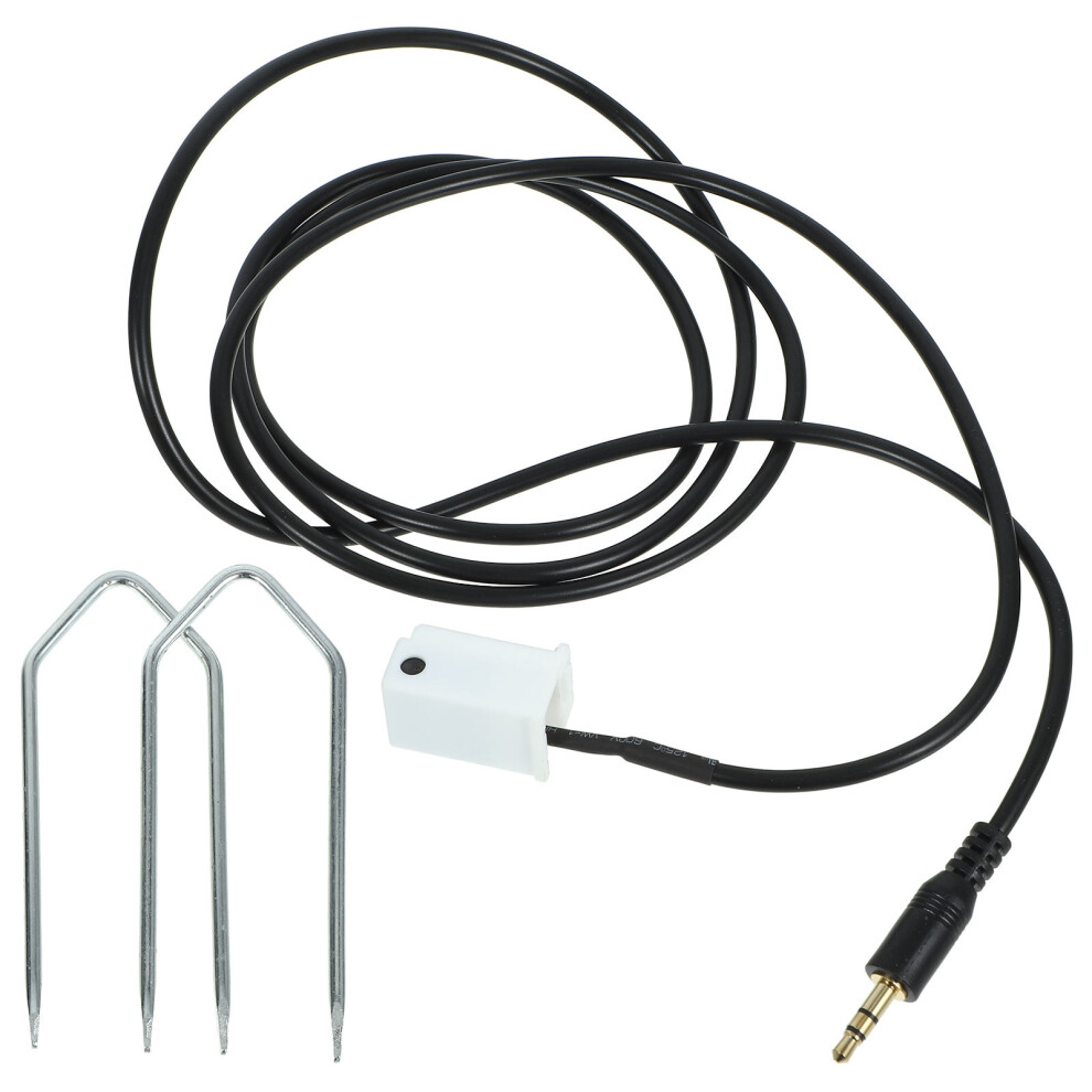 Kabel Aux Do Radia Samochodowego 3,5Mm Czarny Z Uchwytem Do DemontażU-image