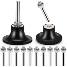 1Conjunto Adaptador E Suporte De Disco De Plástico Metal Preto