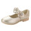 1Paire Chaussures Enfants Dorées À Semelle Douce Pour Usage 1