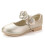 1Paire Chaussures Enfants Dorées À Semelle Douce Pour Usage 3