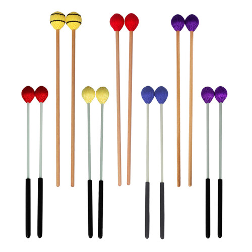 De Drumsticks Para Marimba De Vermelhos Duráveis