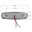 1Par Lâmpada Marker Lateral Vermelha Electroplate Para 3