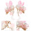 Prendedor De Cabelo Vintage Rosa Para Com Pingente Tassel 9