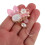 Prendedor De Cabelo Vintage Rosa Para Com Pingente Tassel 4